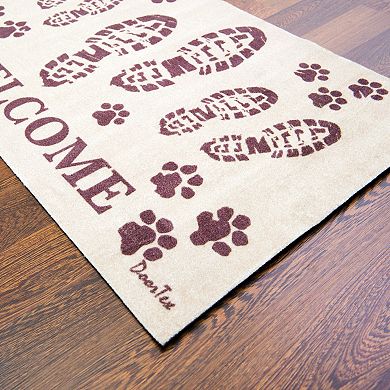 Doortex Welcome Boots & Paws Print Doormat