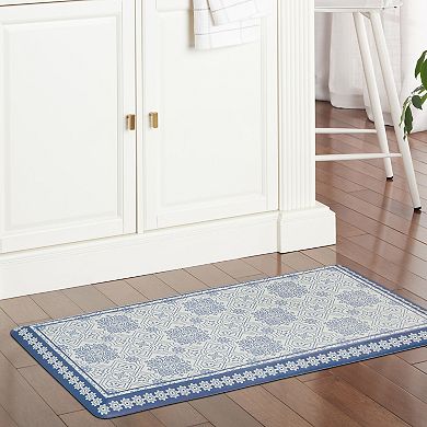 Martha Stewart Comfort Anti-Fatigue Strie Medallion Tile Standing Mat