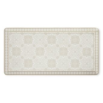 Martha Stewart Comfort Anti-Fatigue Strie Medallion Tile Standing Mat