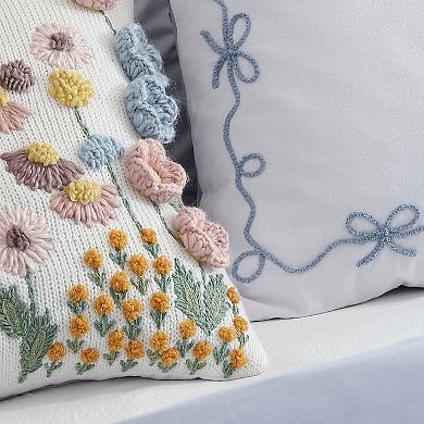 Peri 3D Petals Decorative Throw Pillow