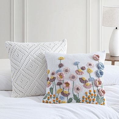 Peri 3D Petals Decorative Throw Pillow