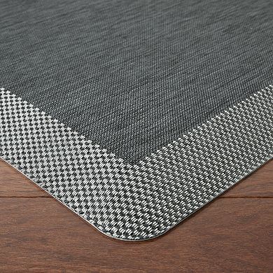 Martha Stewart Mira Modern Heathered Solid Anti-Fatigue Air-Infused Kitchen Mat
