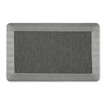 Martha Stewart Mira Modern Heathered Solid Anti-Fatigue Air-Infused Kitchen Mat