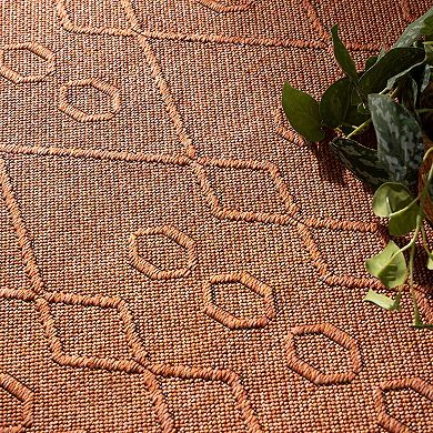 KHL Rugs Alma Aliana Diamond Pattern Washable Area Rug