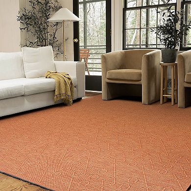 KHL Rugs Alma Aliana Diamond Pattern Washable Area Rug