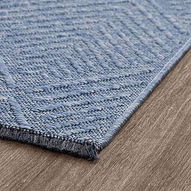 KHL Rugs Alma Alice Chevron Pattern Washable Area Rug