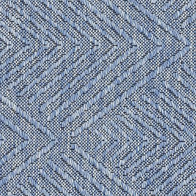 KHL Rugs Alma Alice Chevron Pattern Washable Area Rug