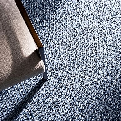 KHL Rugs Alma Alice Chevron Pattern Washable Area Rug