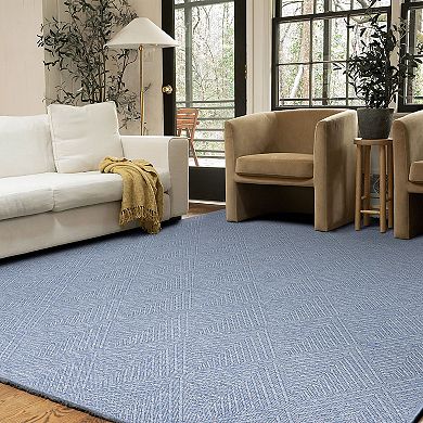 KHL Rugs Alma Alice Chevron Pattern Washable Area Rug