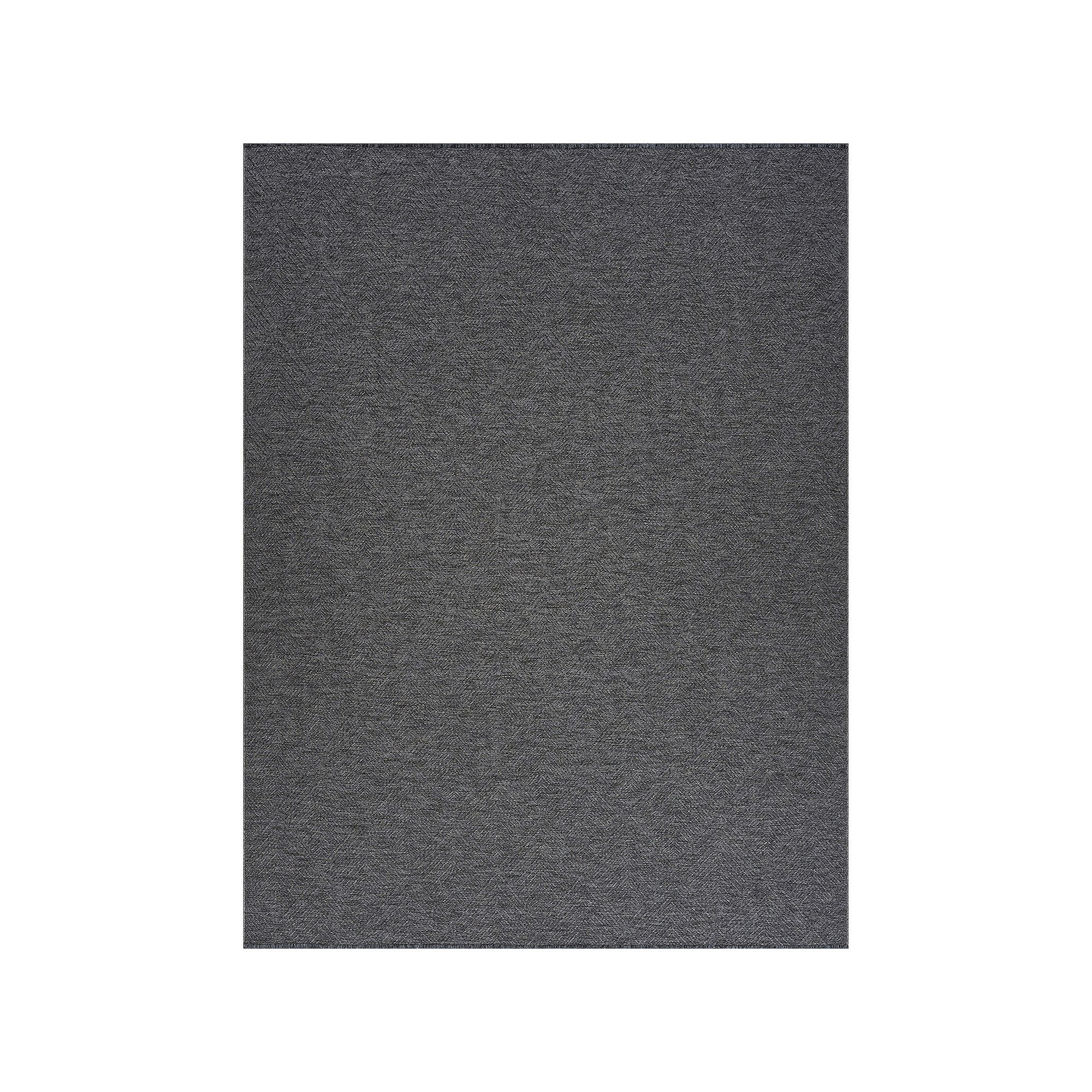 KHL Rugs Alma Alice Chevron Pattern Washable Area Rug, Grey