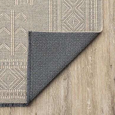 KHL Rugs Alma Amina Medallion Pattern Washable Area Rug