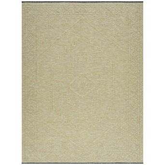 KHL Rugs Alma Amina Medallion Pattern Washable Area Rug