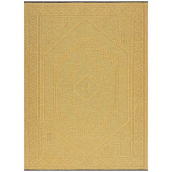 KHL Rugs Alma Amina Medallion Pattern Washable Area Rug