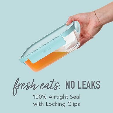 Bentgo 8-Piece Leak-Proof Glass Food Storage Set