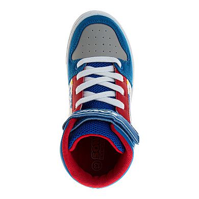 Sonic The Hedgehog Hook and Loop High Top Boys' Canvas Sneakers