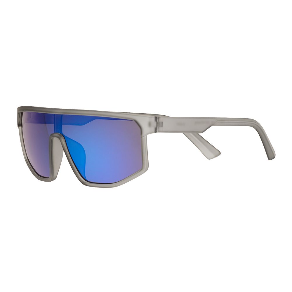 Men's Cali Blue Plastic Shield 100 mm Sport Sunglasses