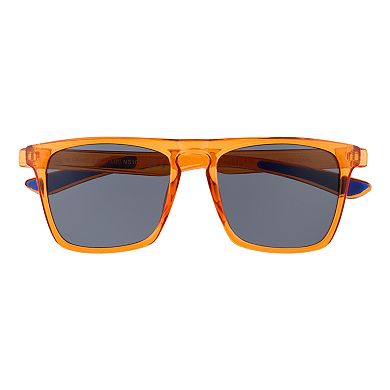 Men's Cali Blue Plastic Square Sunglasses