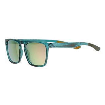 Men's Cali Blue Plastic Square Sunglasses