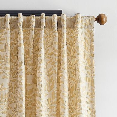 Martha Stewart 2-Piece Vineyard Backtab Curtain Panel Set