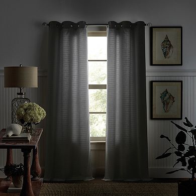 Martha Stewart 2-Piece Sutter Room Darkening Curtain Panel Set
