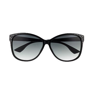 Women's Nine West 58mm Plastic Cateye Sunglasses