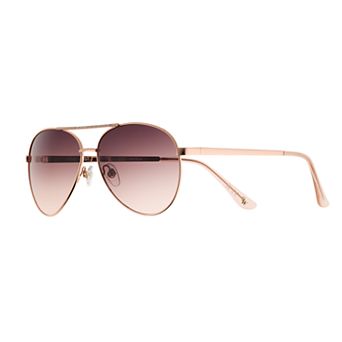 Women's Nine West Aviator Gradient Sunglasses