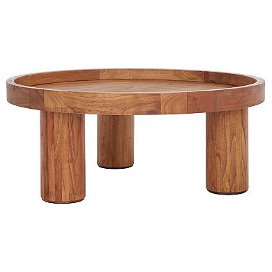 Safavieh Meek Round Tray-Style Coffee Table