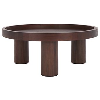 Safavieh Meek Round Tray-Style Coffee Table