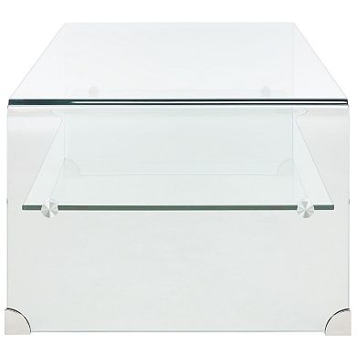 Safavieh Brioni Tempered Glass Coffee Table