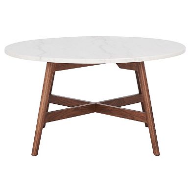 Safavieh Maja Round Marble Coffee Table