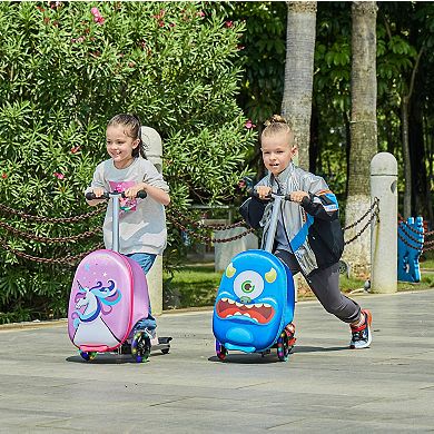 Gopowerbike GoVoyage Kids 2-in-1 Luggage Scooter