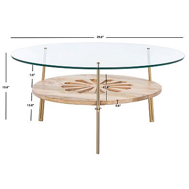 Safavieh Flora Round Coffee Table