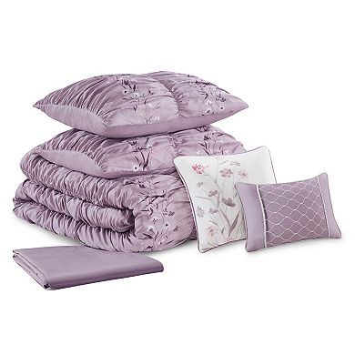 Madison Park Nixie 6 pc Comforter Set with Coordinating Pillows