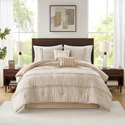 Madison Park June 6-pc. Comforter Set with Coordinating Throw Pillows