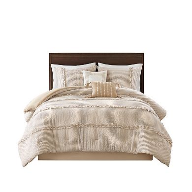 Madison Park June 6 pc Comforter Set with Coordinating Pillows