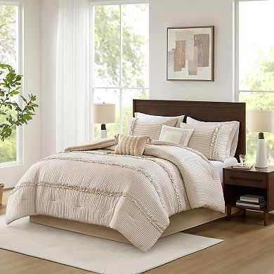 Madison Park June 6 pc Comforter Set with Coordinating Pillows