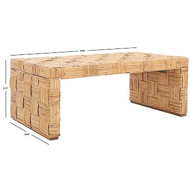 Safavieh Adkin Rattan Coffee Table