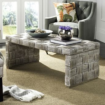 Safavieh Adkin Rattan Coffee Table