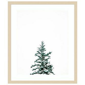 Winter Trees V By Justine Milton Wood Framed Wall Art Print