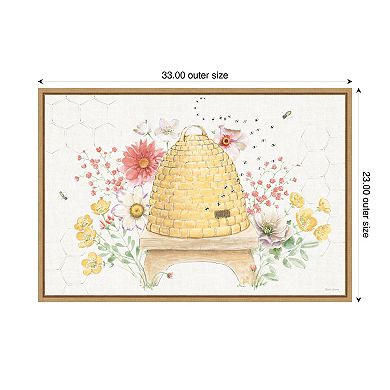 Afternoon In The Garden I By Beth Grove Framed Canvas Wall Art Print