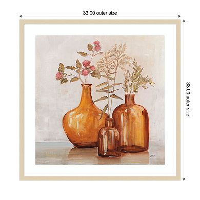 Amber Autumn By Julia Purinton Wood Framed Wall Art Print