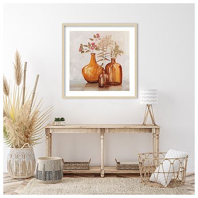Amber Autumn By Julia Purinton Wood Framed Wall Art Print