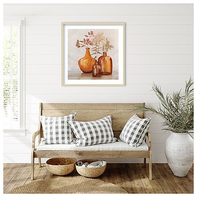 Amber Autumn By Julia Purinton Wood Framed Wall Art Print