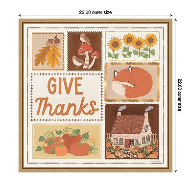 Autumn Days Viii By Laura Marshall Framed Canvas Wall Art Print