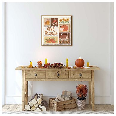 Autumn Days Viii By Laura Marshall Framed Canvas Wall Art Print