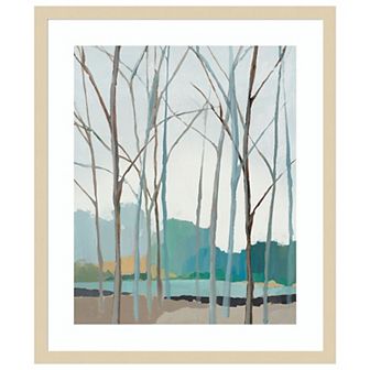 Winter Trees Ii By Isabelle Z Wood Framed Wall Art Print