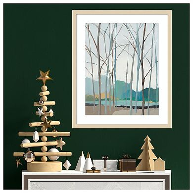 Winter Trees Ii By Isabelle Z Wood Framed Wall Art Print