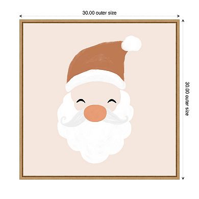 Santa by Orara Studio Framed Canvas Wall Art Print