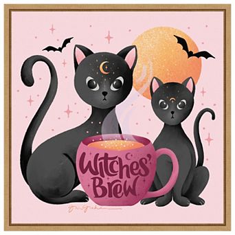 Witches Brew By Gia Graham Framed Canvas Wall Art Print