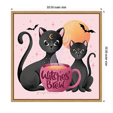 Witches Brew By Gia Graham Framed Canvas Wall Art Print
